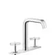 AXOR-HG-3-Loch-Waschtischarmatur-Axor-Citterio-E-Standmodell-chrom-mit-Platte-36116000 gallery number 1